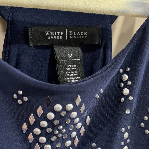 🌷WHITE HOUSE BLACK MARKET DRESS SIZE MEDIUM - Picture 3 of 4